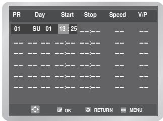 SAMSUNG DVD-V6700S - Using The Timer Programming Feature - 3