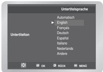 SAMSUNG DVD-V6700S - Untertilelsprache einstellen - 3