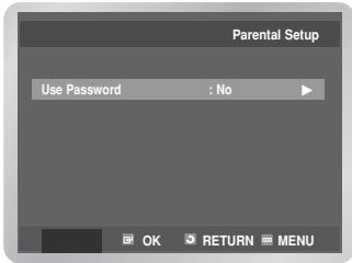 SAMSUNG DVD-V6700S - Setting Up the Parental Control - 2