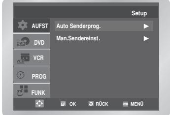 SAMSUNG DVD-V6700S - Manuelles Einstellen der Sender - 2