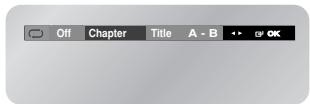SAMSUNG DVD-V6700S - Repeat Chapter/Title - 1