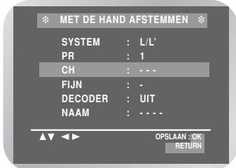 SAMSUNG DVD-V6700S - Druk op de toets ▶ om de zender te programmeren. - 1
