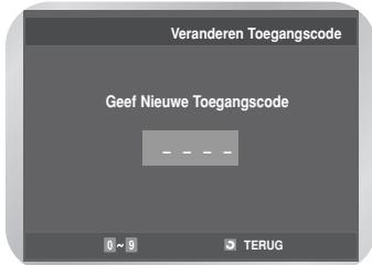 SAMSUNG DVD-V6700S - De toegangscode wijzigen - 2