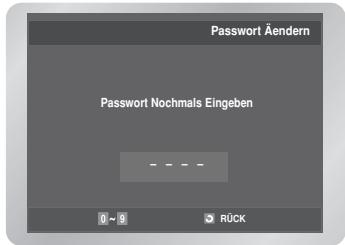 SAMSUNG DVD-V6700S - Ändern des Kennwortes - 3