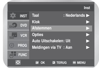 SAMSUNG DVD-V6700S - Druk op de toets MENU - 1