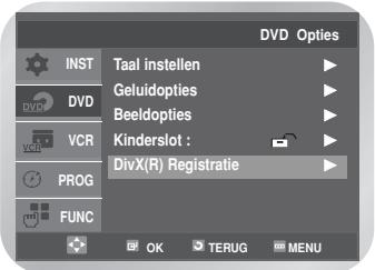 SAMSUNG DVD-V6700S - DivX(R)-registratie - 2