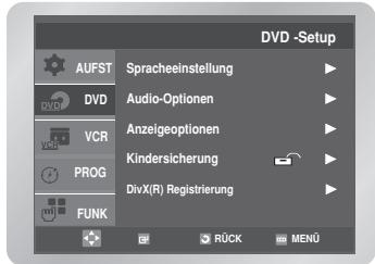 SAMSUNG DVD-V6700S - Konfigurieren der Audiooptionen - 1