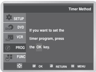 SAMSUNG DVD-V6700S - Checking a Preset Recording - 1