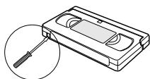 SAMSUNG DVD-V6700S - Protégez une cassette Enregistrée - 1