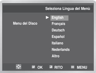 SAMSUNG DVD-V6700S - Impostazione della lingua del menu del disco - 3