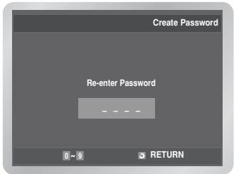 SAMSUNG DVD-V6700S - Setting Up the Parental Control - 4