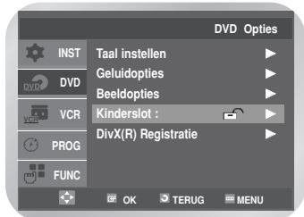 SAMSUNG DVD-V6700S - Kinderslot instellen - 1
