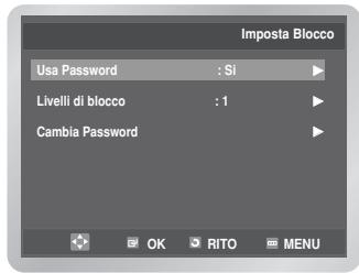 SAMSUNG DVD-V6700S - Impostazione del blocco canali - 5