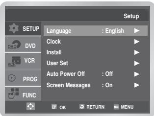 SAMSUNG DVD-V6700S - Clearing a Preset Station - 1