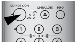 STANDBY/ON OPEN/CLOSE INFO 1 2 3 SHUTTLE