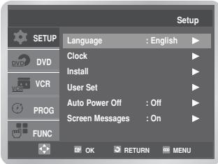 SAMSUNG DVD-V6700S - Changing the Preset Station Table - 1