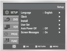 SAMSUNG DVD-V80 - If you have stored a TV station: - 1