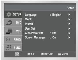 SAMSUNG DVD-V80 - Selecting the Cassette Type - 2