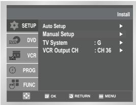 SAMSUNG DVD-V80 - If you have stored a TV station: - 2