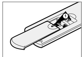 SAMSUNG DVD-V80 - Inserting Batteries in the Remote Control - 2
