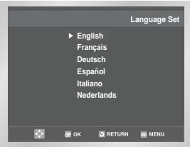 SAMSUNG DVD-V80 - Setting the Menu Language - 3