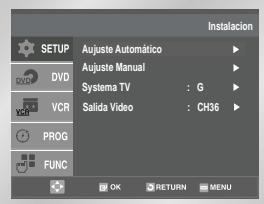 SAMSUNG DVD-V80 - Presección automatica de programas - 6