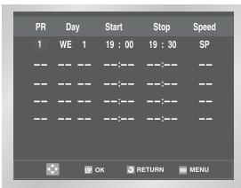 SAMSUNG DVD-V80 - You can cancel any programmes that are: - 1