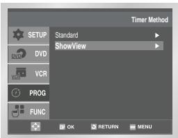 SAMSUNG DVD-V80 - Using the ShowView  (DVD -V80 /DVD -V85 Only) - 2