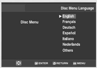 SAMSUNG DVD-V9500 - Disc Menu - 1