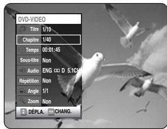 SAMSUNG DVD-VR325 - Appuyez sur la touche ANYKEY durant une lecture. - 1