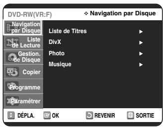 SAMSUNG DVD-VR325 - Lorsque l'appareil est en mode Arrêt, appuyez sur la touche MENU. - 1