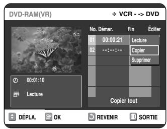 SAMSUNG DVD-VR325 - Copie du magnétoscope au DVD - 7