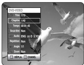 SAMSUNG DVD-VR325 - Appuyez sur la touche ANYKEY durant une lecture. - 1