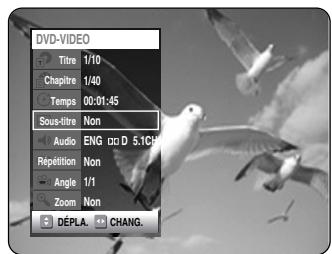SAMSUNG DVD-VR325 - Appuyez sur la touche ANYKEY durant une lecture. - 2