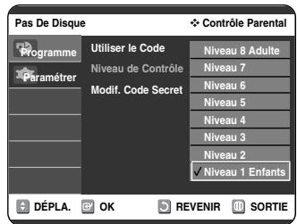 SAMSUNG DVD-VR325 - A propos du niveau d'évaluation - 2