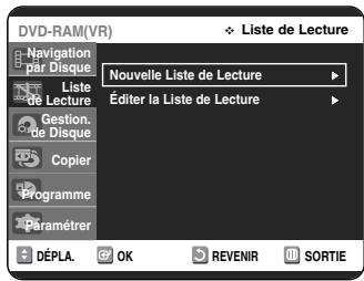 SAMSUNG DVD-VR325 - Création d'une Liste de Lecture - 3
