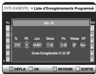 SAMSUNG DVD-VR325 - Enregister par Minuterie - 6