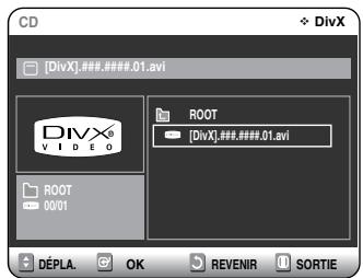 SAMSUNG DVD-VR325 - Lecture d'un disque MPEG4 - 3