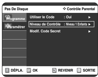 SAMSUNG DVD-VR325 - A propos du niveau d'évaluation - 1