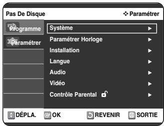 SAMSUNG DVD-VR325 - Configuration des options audio - 1