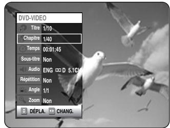 SAMSUNG DVD-VR325 - Appuyez sur la touche ANYKEY durant une lecture. - 1