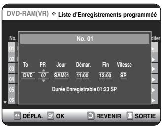 SAMSUNG DVD-VR325P - Utilisation de la fonction ShowView - 7