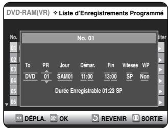 SAMSUNG DVD-VR325P - Enregister par Minuterie - 6