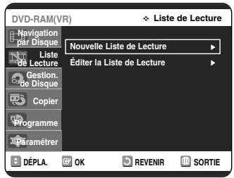 SAMSUNG DVD-VR325P - Création d'une Liste de Lecture - 3