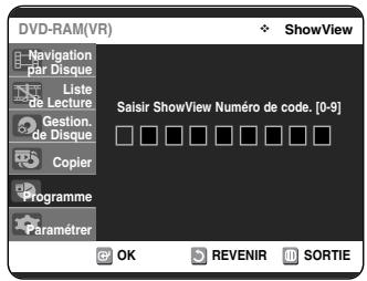 SAMSUNG DVD-VR325P - Utilisation de la fonction ShowView - 6