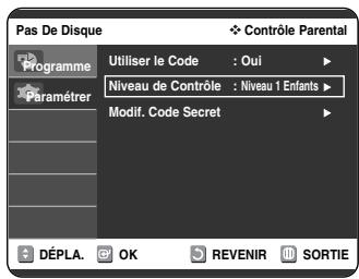 SAMSUNG DVD-VR325P - A propos du niveau d'évaluation - 1