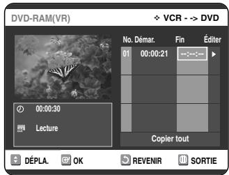 SAMSUNG DVD-VR325P - Copie du magnétoscope au DVD - 8