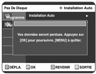 SAMSUNG DVD-VR325P - Installation automatique - 3