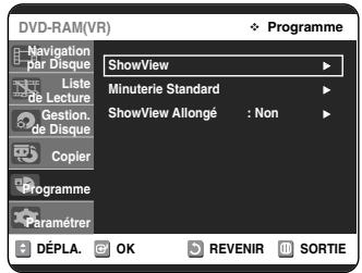 SAMSUNG DVD-VR325P - Edition de la liste d'enregistrement programmée - 5
