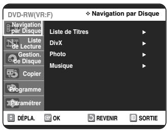 SAMSUNG DVD-VR325P - Annulation d'une finalisation de disque (modes V et VR) - 2